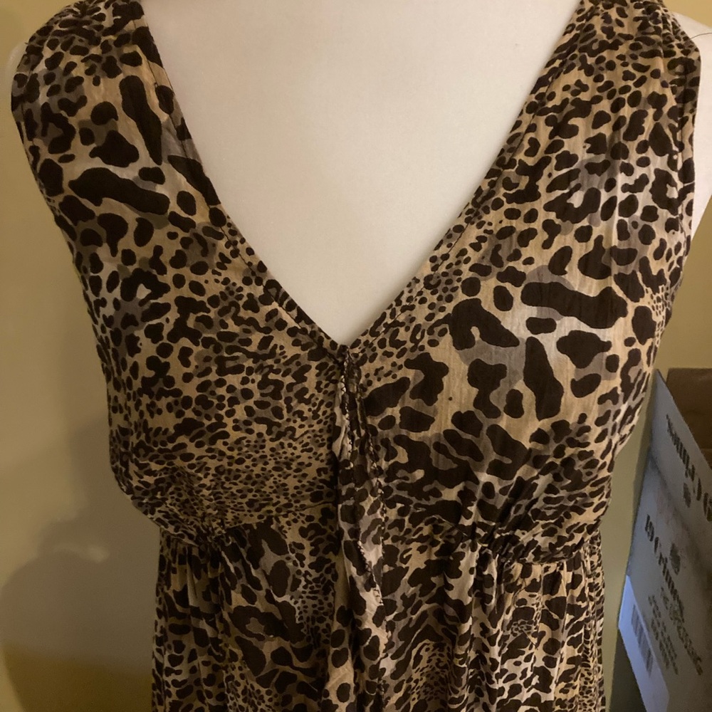 Animal print dress